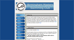 Desktop Screenshot of birminghammasters.co.uk